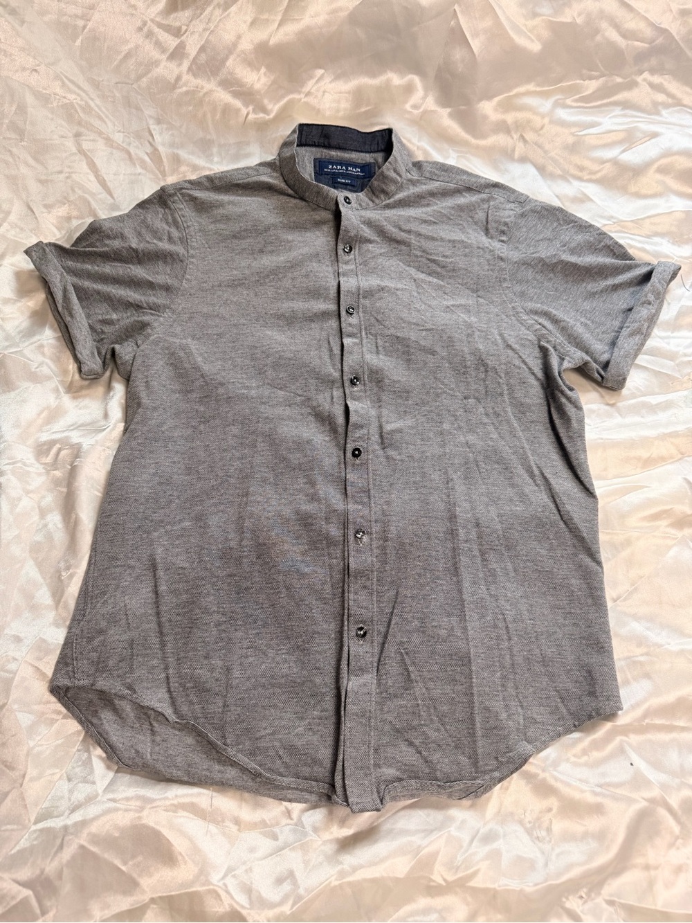 Zara Men's Short-Sleeve Button-Down